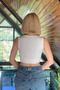 Halter Neckline Tightening Crop Top Women's Bustier - 2