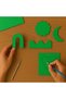 Dark Green Colored Cardboard 18 Pieces 50X70 cm Hard Cardboard - 2