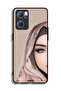 غطاء حماية لهاتف Oppo Reno7 5G برسومات فتاة نصف وجه - 2