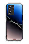 غطاء حماية لهاتف Oppo A57s بنمط خطوط منحنية - 2