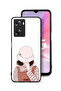 غطاء حماية لهاتف Oppo A77s يخفي الوجه بالقبعة