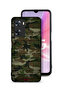 غطاء حماية لهاتف Oppo A57s بنمط خشبي مموه