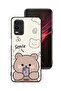 غطاء حماية Oppo K9x بتصميم الدب المبتسم