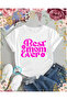 Mama Printed Circle Neck Cotton Normal Fit Women's Tshirt