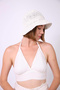 Women's Ecru Straw Hat Nbmht03 - 2