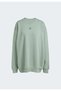 Essentials Fleece Long Oversized Crew Sweatshirt - 8