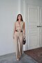 Vesta Vest Trousers Suit Linen Beige - 2