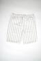 Men's White Navy Blue Striped 2025 Jogger Shorts - 2