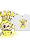 Labubu Printed Kids Crop Tshirt