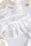 100% Cotton 4-Piece Baby Girl Mevlüt Dress Set Ecru - 4