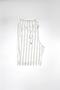 Men's White Navy Blue Striped 2025 Jogger Shorts - 3