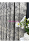 Istanbul Gray Silver Backdrop Curtain 1X3 Frequently Pile [Single Wing] No Wrinkle Suitable for Any Room - 2