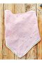 Cotton Embroidered Muslin Fabric Triangle Bandana – Triangle Shawl with Fisto Detail - 3