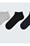 Men's Bootie Socks 3-Piece from Uzg Store for Style Enthusiasts - 3
