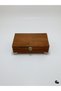 Natural Wooden Jewelry Box Wooden Storage Box (White Pine)(Walnut)(Length:20Cm Width:12Cm Load:6Cm) - 4