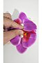 Orchid Flower Pearl Latch Buckle 10 cm Double Sided 1 Piece - 3