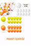 Balloon Set Pastel White, Yellow and Orange Birthday Party Decoration - 2