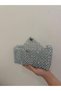 Shiny Women's Handbag with Hologram Beads - 3