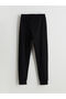 Lcw Kids Black Elastic Waist Boy's Jogger Sweatpants - 3