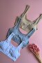 Fiora |   3-Piece Padded Cotton Gray, White and Tan, Strap Women's Bra-Undershirt