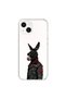 iPhone 14 Plus Compatible Transparent Case with Cool Donkey Design