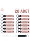 School Guidance Unit Special, Set of 28, Personalized Leather Souvenir Keychain, Powder & Black