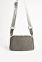 Women's Gray 5 Compartment Cross Shoulder Bag 236000Pc - 4