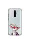 حافظة شفافة متوافقة مع هاتف Xiaomi Redmi Note 8 Pro بتصميم Cool Goat