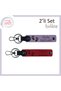 Heart Foot Motif Keychain, Lilac-Red, the Most Meaningful Gift You Can Give to Your Family after Birth