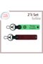 Print Your Name, Pistachio Green-Claret Red, Gift for Those Who Want to Stay in the Tube, Personal Keychain Set