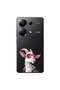 Xiaomi Redmi Note 13 Pro Compatible Transparent Case with Cool Goat Design