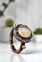 Copper Pure Ring Adjustable Citrine Evil Eye Very Good Quality (Gift, Daily, Special Day) Antique - 3