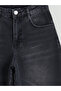 Rmz Gi̇yi̇m Farkiyla Ripped Detailed Girls' Jean Bermuda Shorts - 4