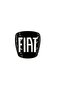 Damla Sticker Fiat Black Design Small Size 6.5X6.8 cm Size Compatible - 5