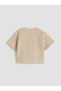 Crew Neck Muslin Girl's Crop Shirt - 3
