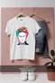 Oversize Frida Kahlo Illustration Design Unisex T-Shirt