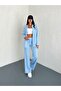 Oversize Zippered Chimera Detail Wide Leg Modal Fabric Tracksuit Set - 4