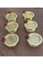 Gold Color 6 Pieces Mango Accessories Lucky Bee Accessories Makaron Makaron - 2
