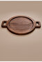 Loop - Solid Wood Pan Mat - Round Presentation Board (2 Handle Design) - 2