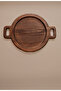 Loop - Solid Wood Pan Mat - Round Presentation Board (2 Handle Design) - 3