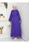 Women's Three Tie Linen Kimono Suit - 4