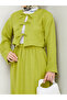 Women's Three-Tie Linen Kimono Set