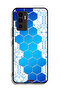 غطاء حماية لهاتف Vivo V23e بشعار Honeycomb Hexagon Icon Networks - 2