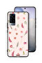 Vivo X60 Protective Case Cover Leaves And Roses Pattern