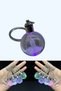 Istanbul Themed 3D Lighted Crystal Glass Globe Keychain with Rgb Sultanahmet Hagia Sophia Galata Option - 8