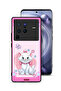Vivo X80 Pro Protective Case Cover Cute Lady Cat