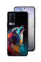 Vivo X60 Protective Case Cover Wolf Colorful Art
