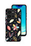Vivo V25 5G Protective Case Cover Flowers And Leaves Abstract Art