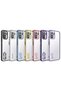 Xiaomi Redmi Note 10S Case Colored Edges Platinum Plated Back Transparent Cover - 3