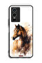 Vivo Y76 5G Protective Case Cover Horse Abstract Art - 2